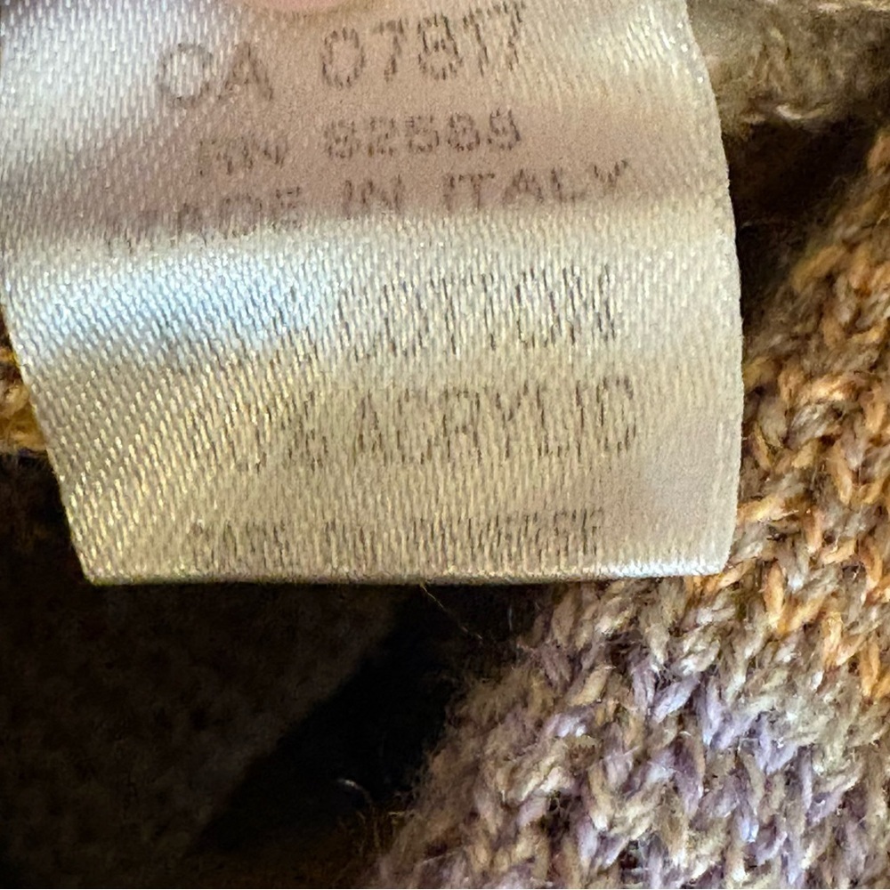 Vintage Saks Fifth Avenue Multicolor Patterned Cardigan Large - Picture 7 of 10